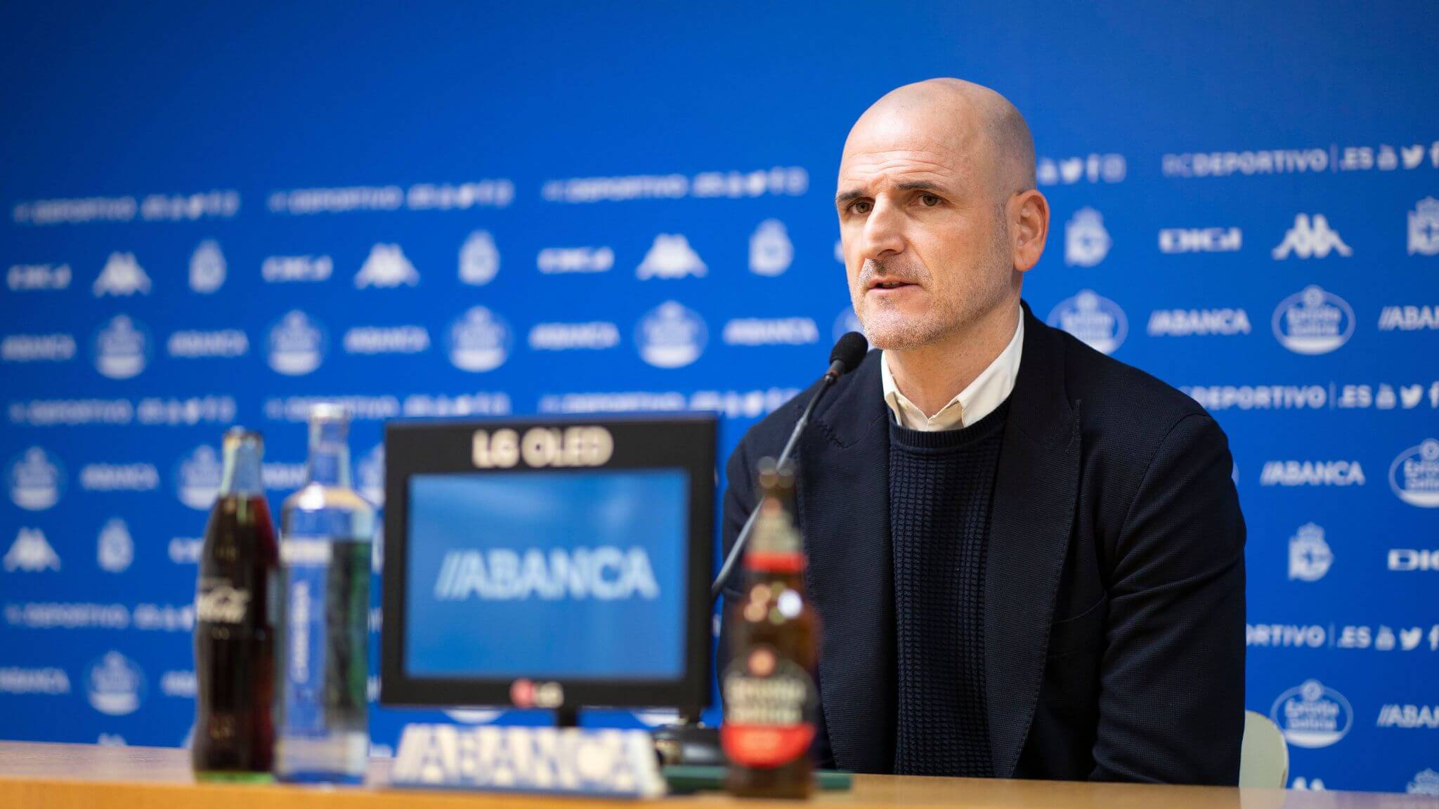 Fernando Soriano durante una comparecencia. (Foto: Deportivo)