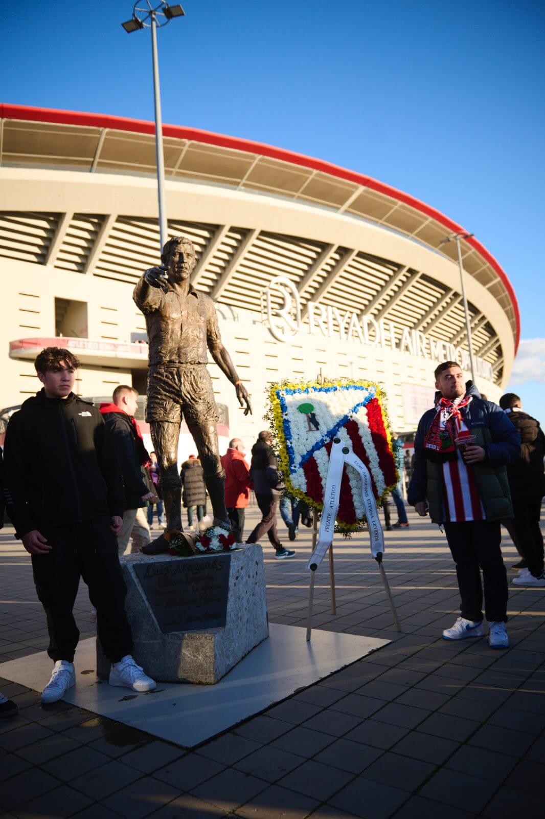 La estatua de Luis Aragonés (Fuente: RCD Mallorca)