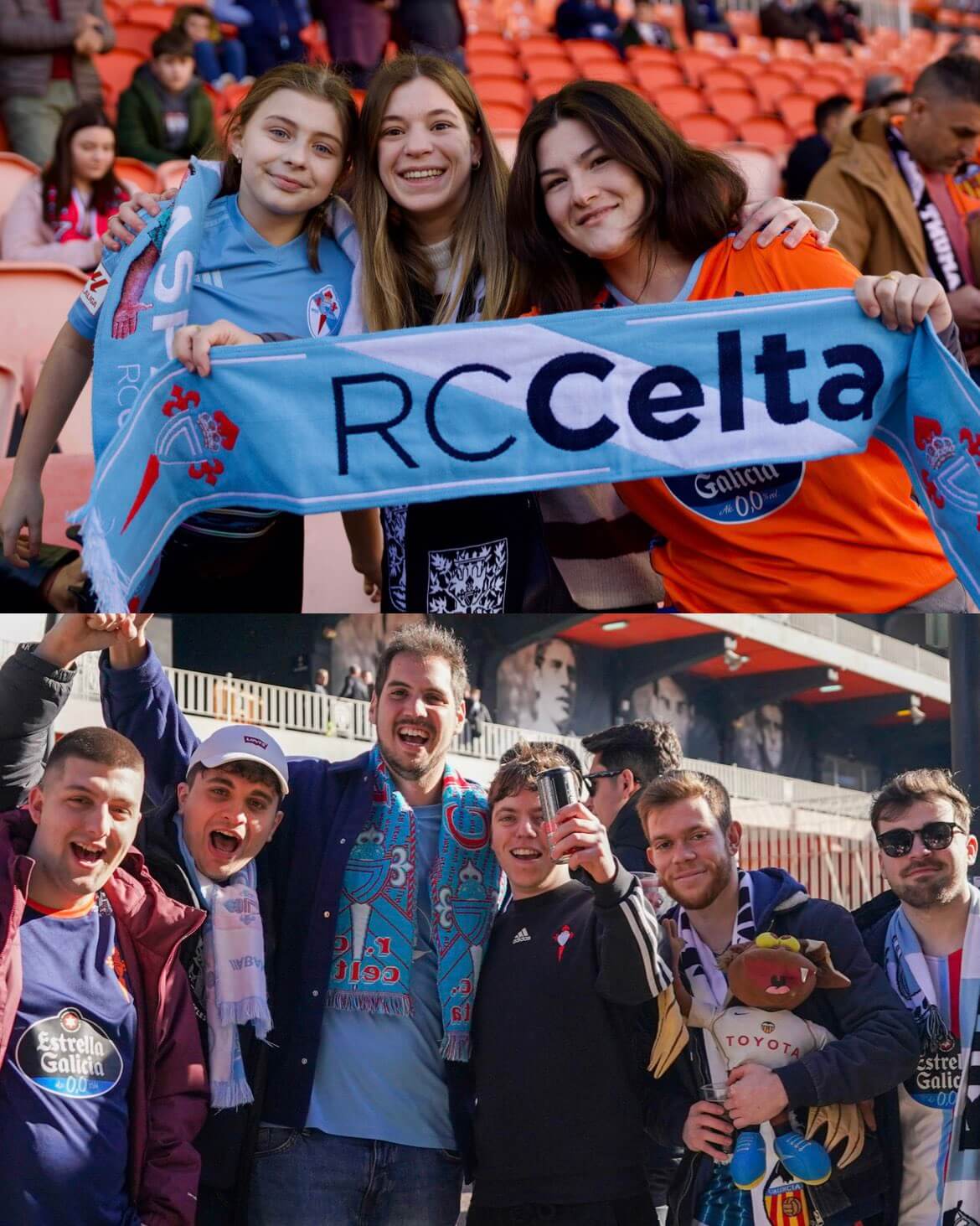 Afición del Celta