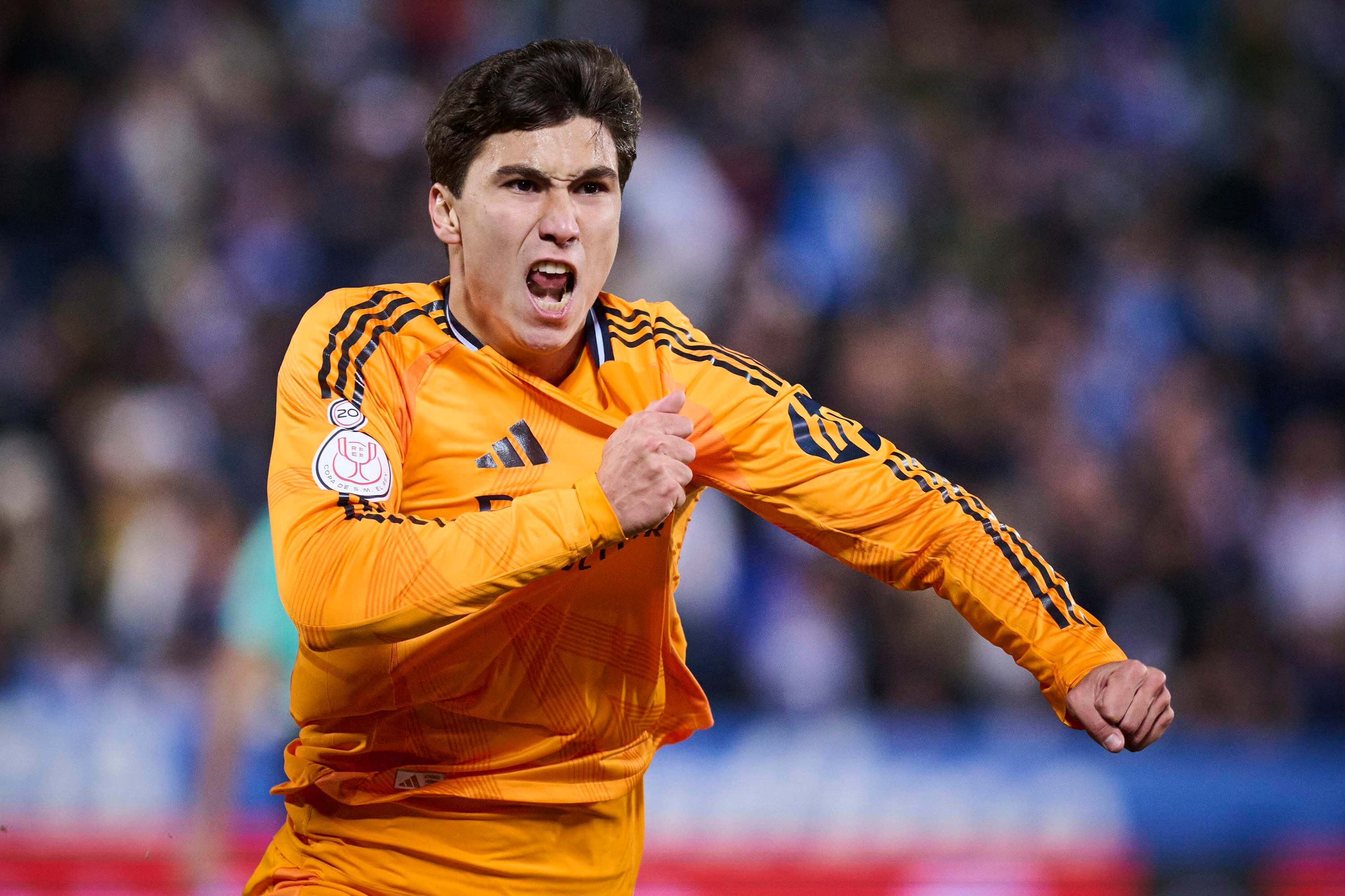 Gonzalo García Torres celebra su gol en el Leganés-Real Madrid (Foto: Cordon Press).