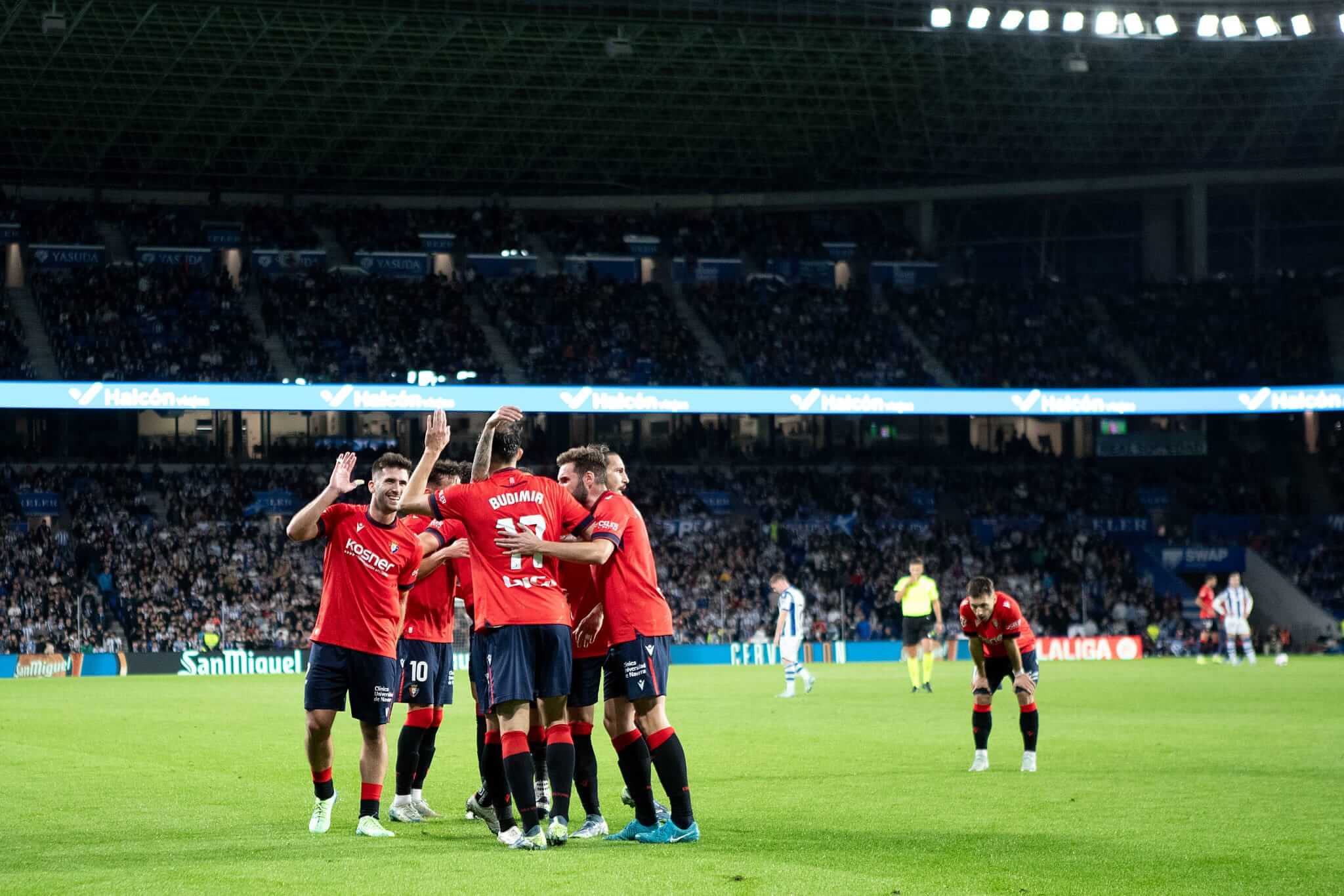 Osasuna ha ganado los dos partidos de LaLiga a la Real Sociedad.