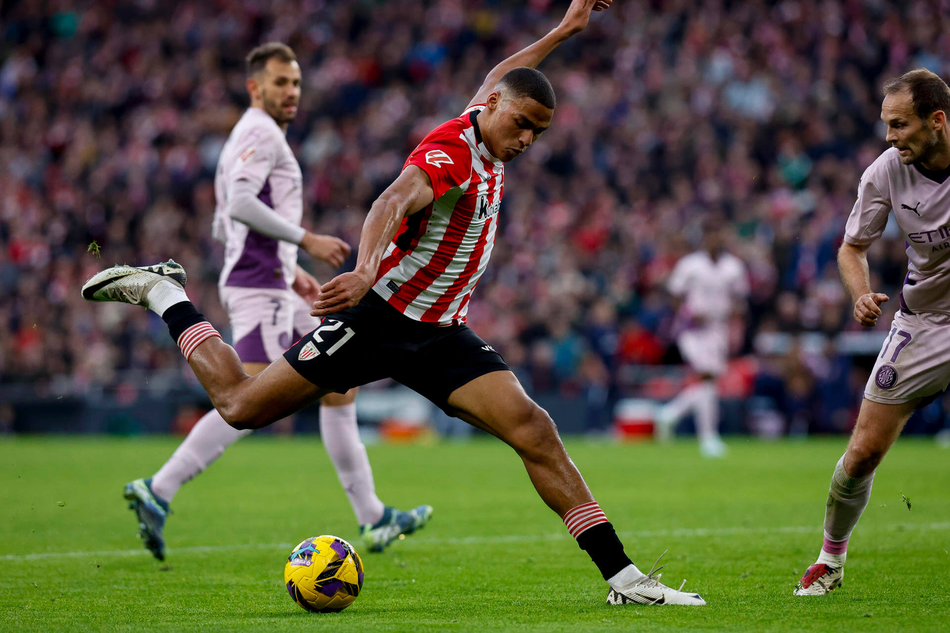  Maroan Sannadi, en su debut con el Athletic (Foto: EFE).