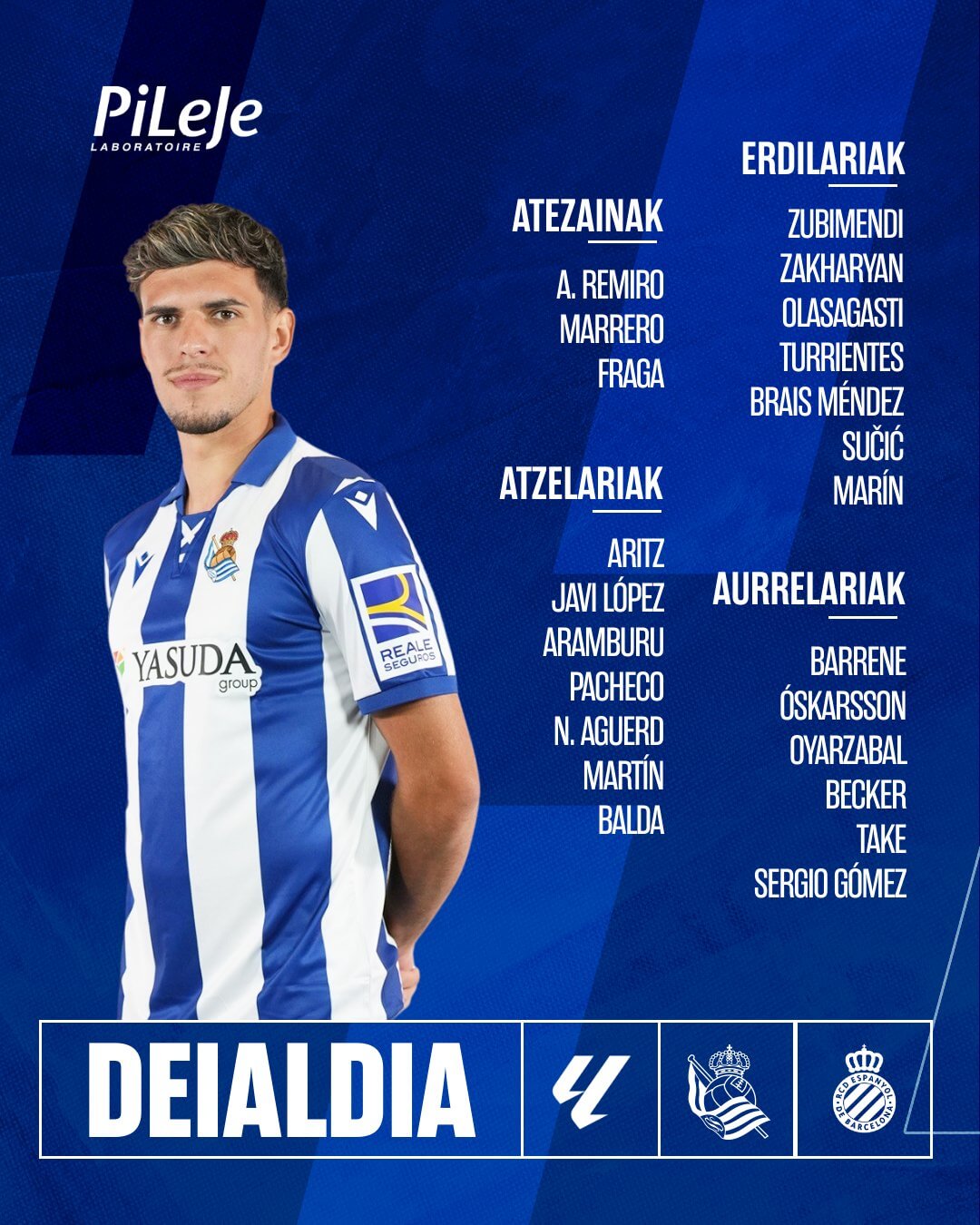 Convocatoria de la Real Sociedad.