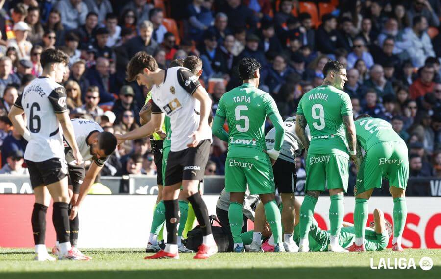 Lesión de Barisic (Foto: LALIGA).