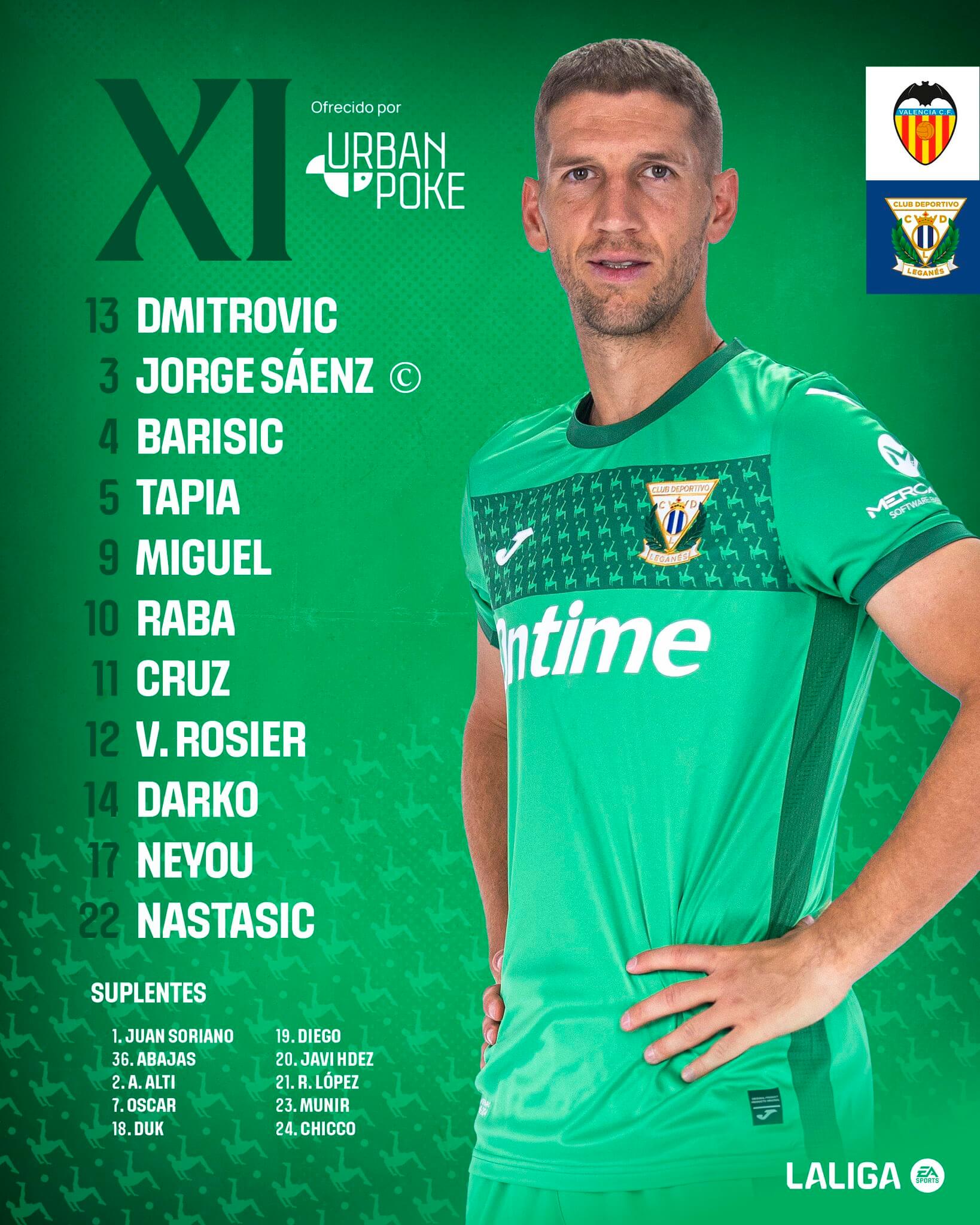 Once titular del Leganés