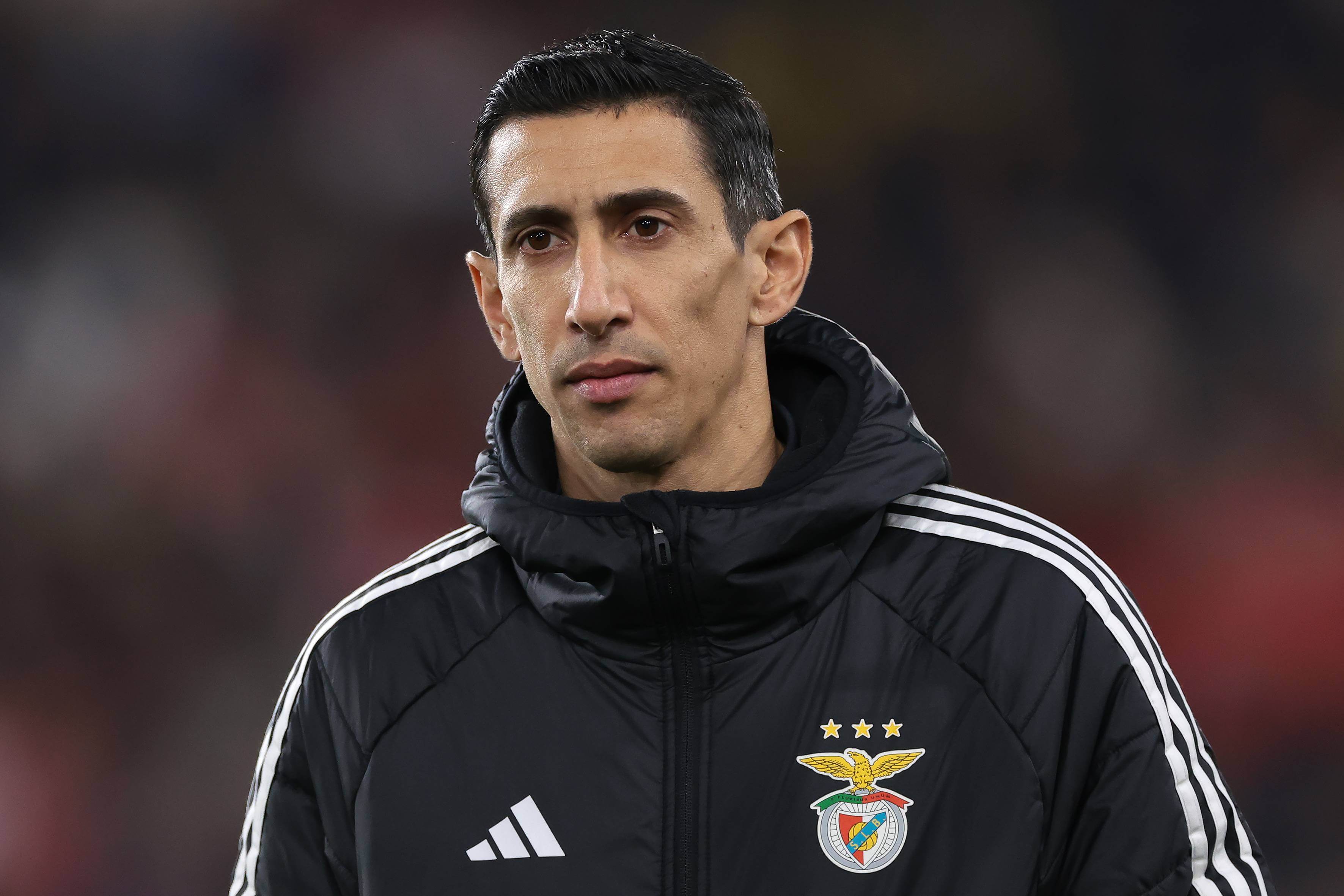 Di María, antes de un partido del Benfica (FOTO: Cordón Press).