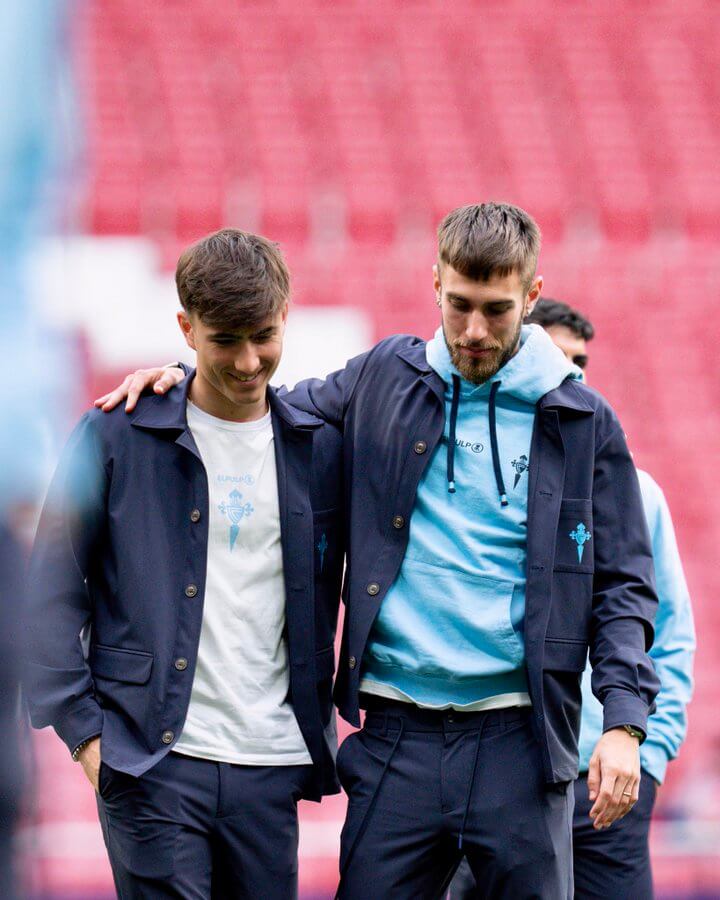 Javi Rodríguez y ÓScar Mingueza (Foto: RC Celta).