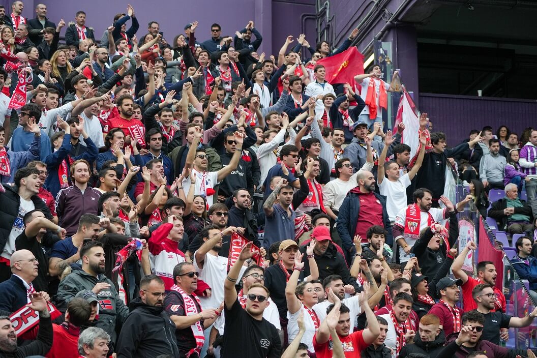 El sevillismo, en el Valladolid-Sevilla (Foto: Cordon Press).