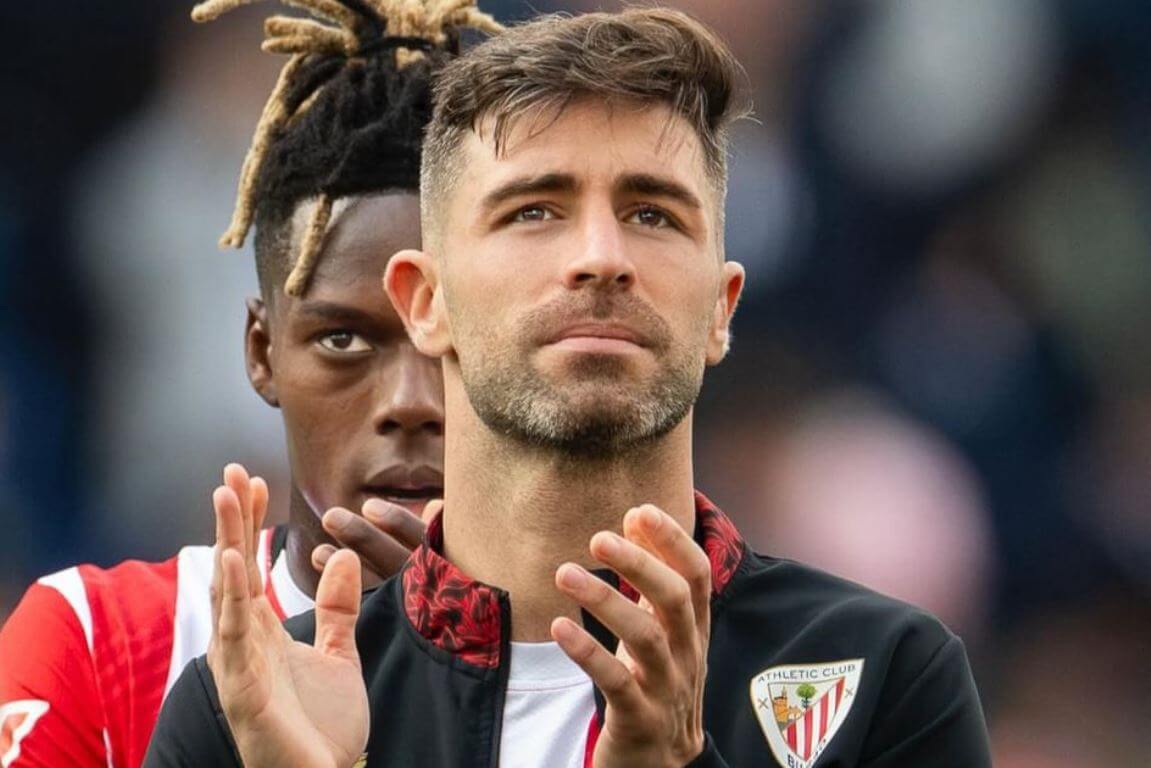 Yeray y Nico tras jugar ante el RCD Espanyol en Cornellá (Foto: Athletic Club).