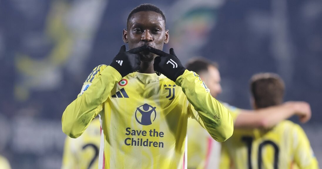 Kolo Muani celebra un gol con la Juventus (Foto: Cordon Press).