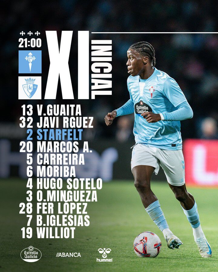 Once titular del Celta de Vigo (Foto: Celta).