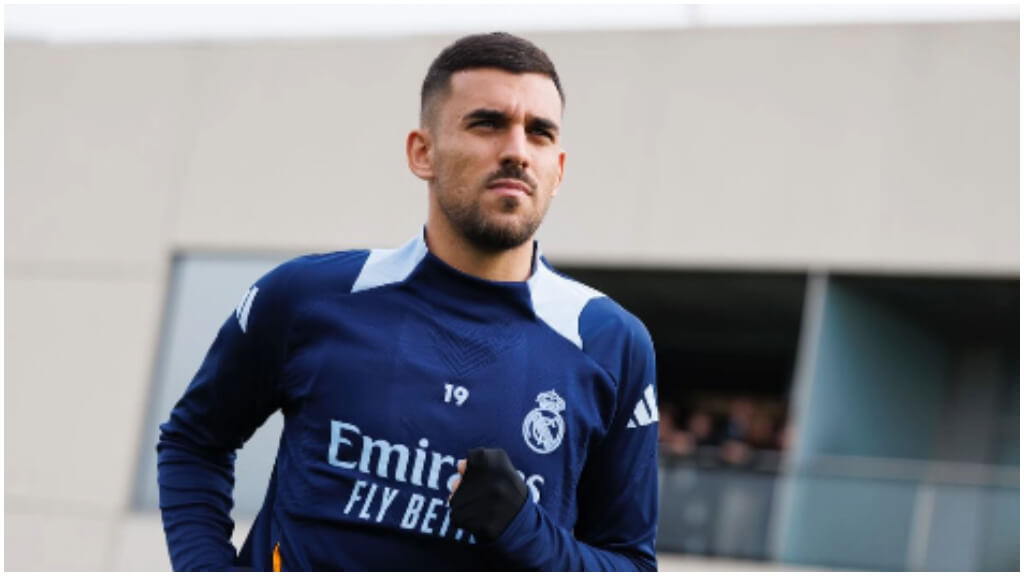 Dani Ceballos en el último entrenamiento con el Madrid (Foto: @danifuli10)