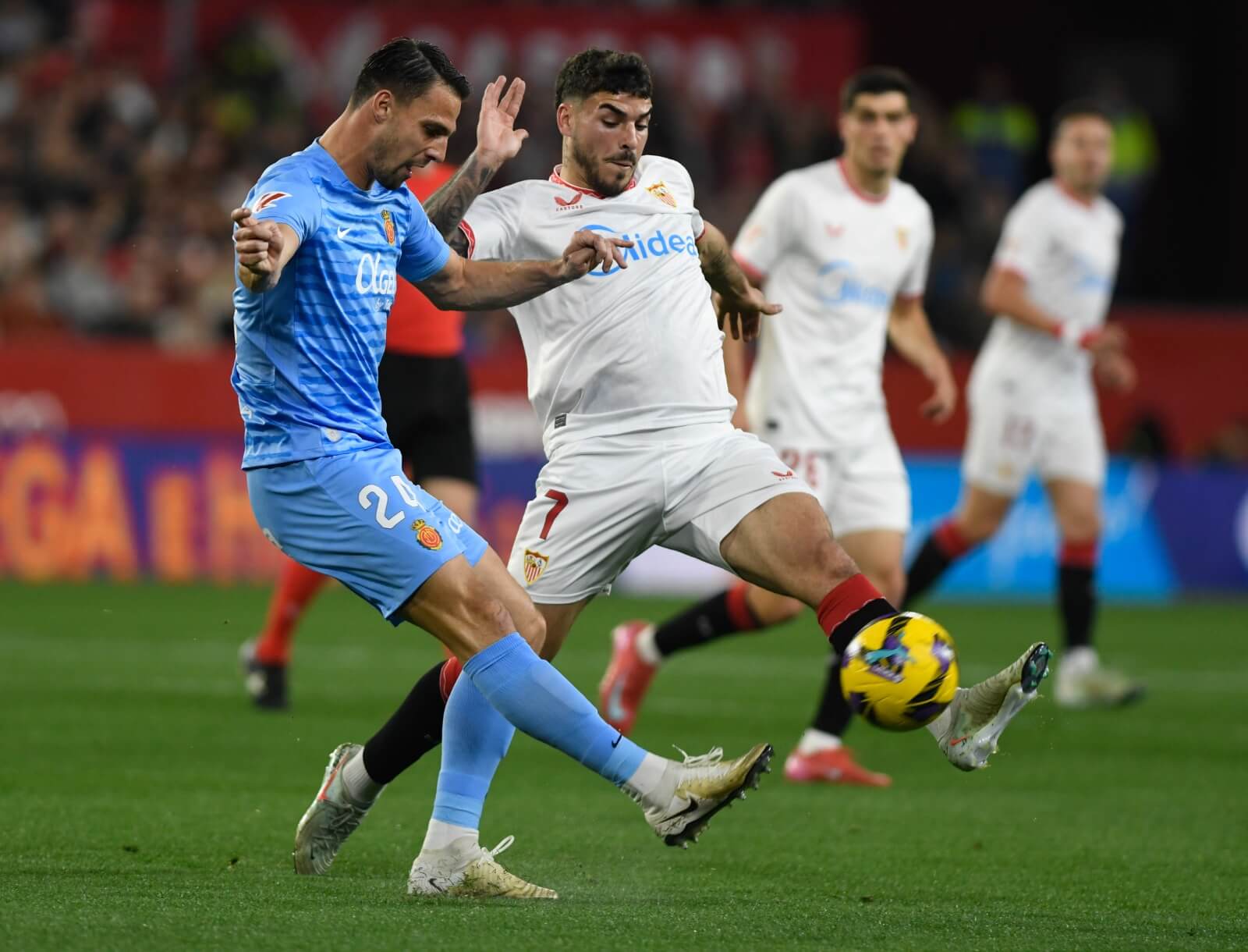 Isaac Romero, en el Sevilla-Mallorca (Foto: Kiko Hurtado).