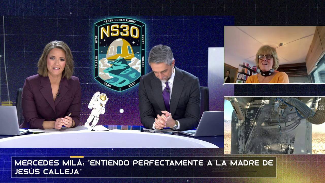 Imagen del Especial de Informativos Telecinco de Calleja en el Espacio (Mediaset)