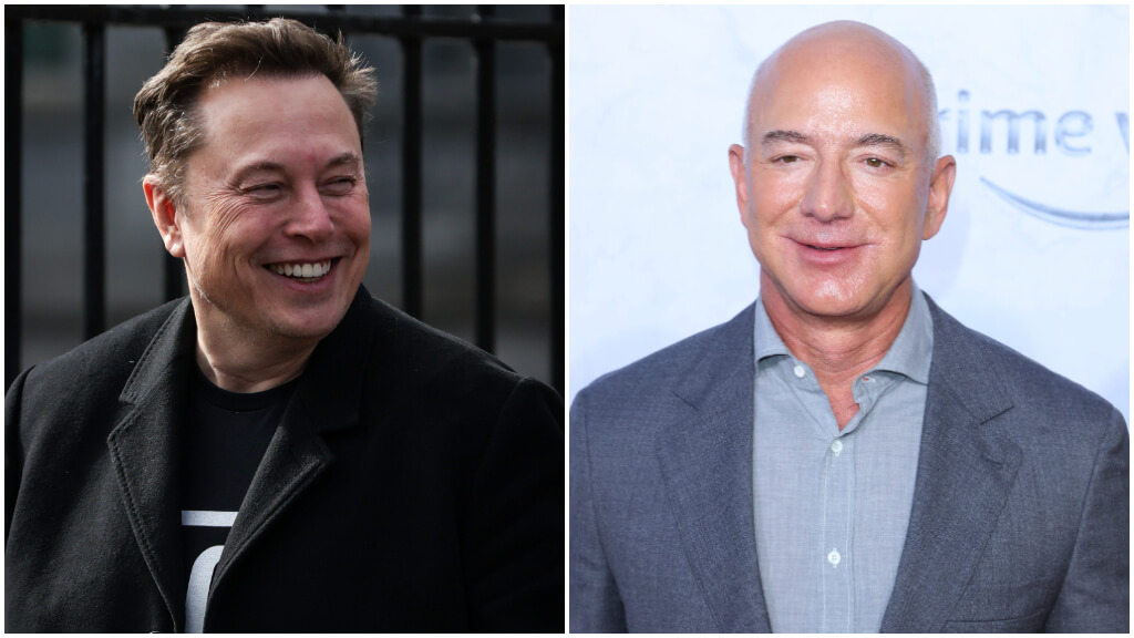 Elon Musk y Jeff Bezos (Cordon Press / Europa Press)