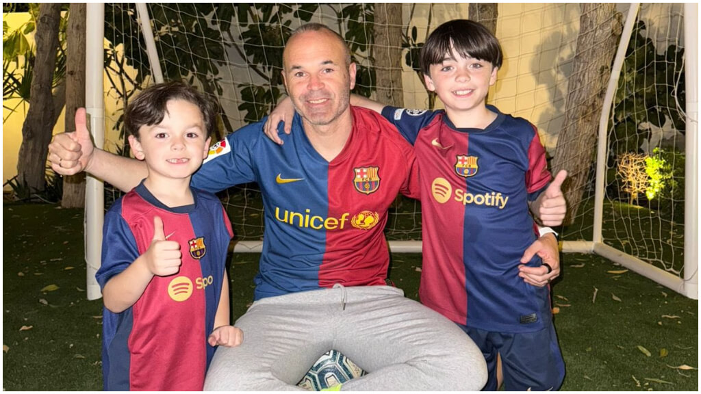 Anbdrés Iniesta apoya al Barcelona para los octavos (foto: Andrés Iniesta).