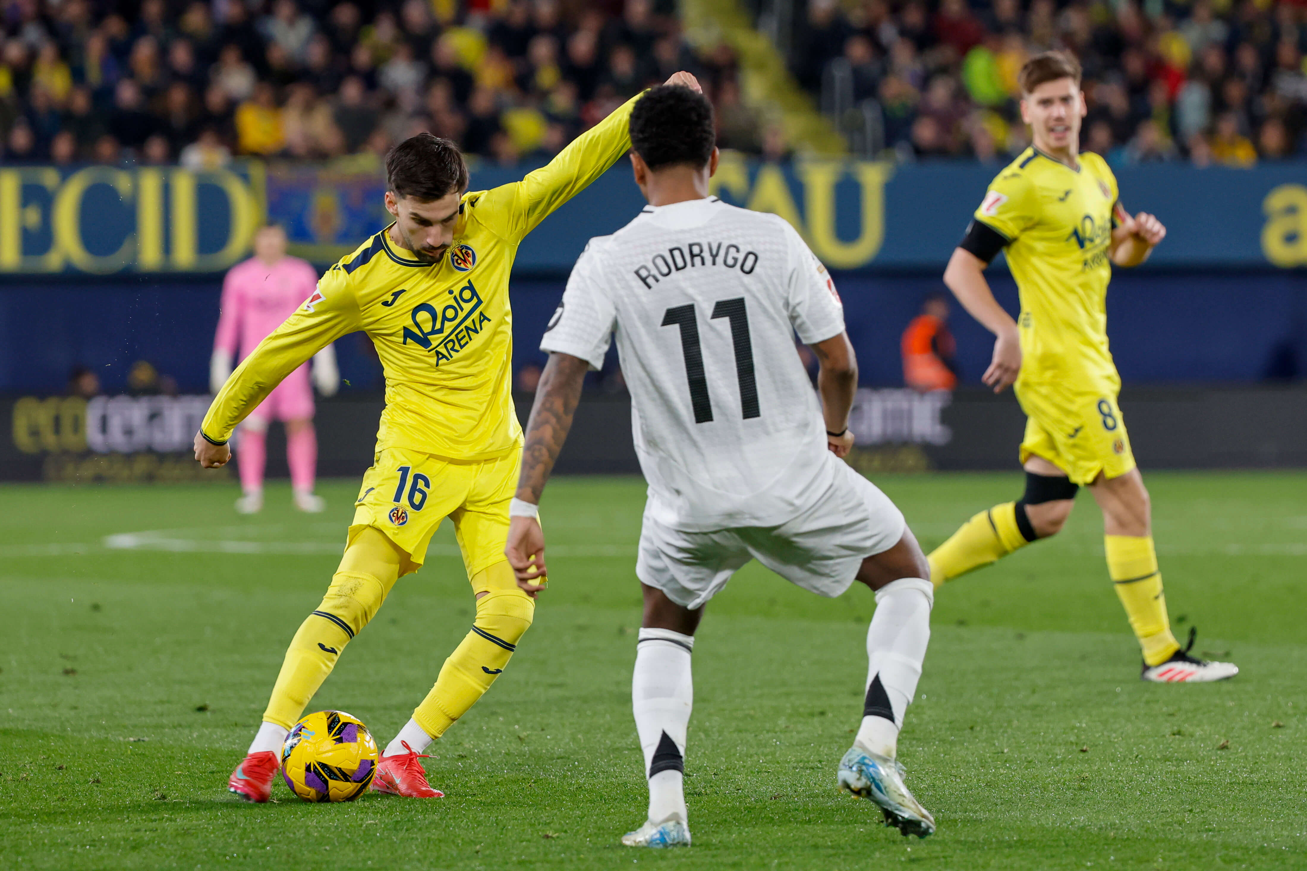 Baena y Rodrygo en el Villarreal - Real Madrid (Foto: EFE)