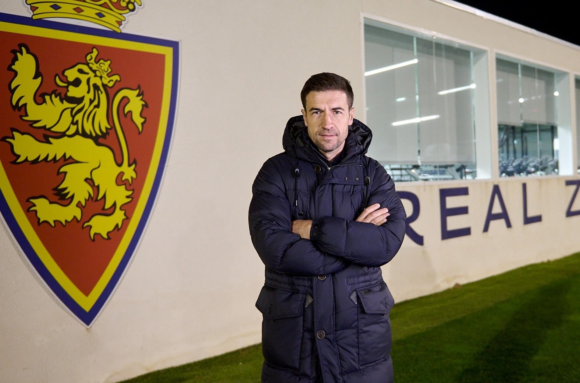 Gabi Fernández, en la ciudad deportiva (Foto: Real Zaragoza).