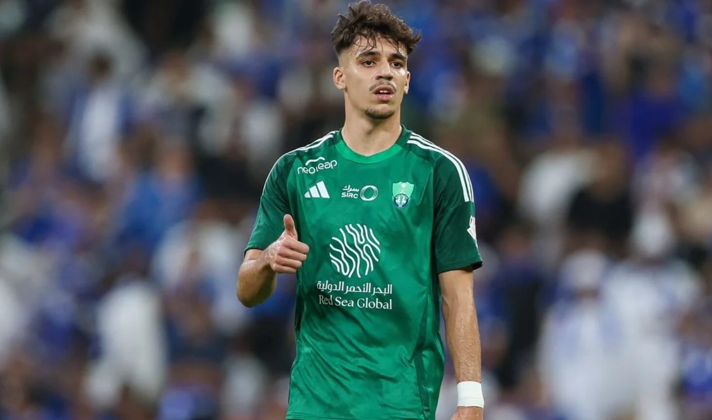 Gabri Veiga, durante un partido con Al Ahli.