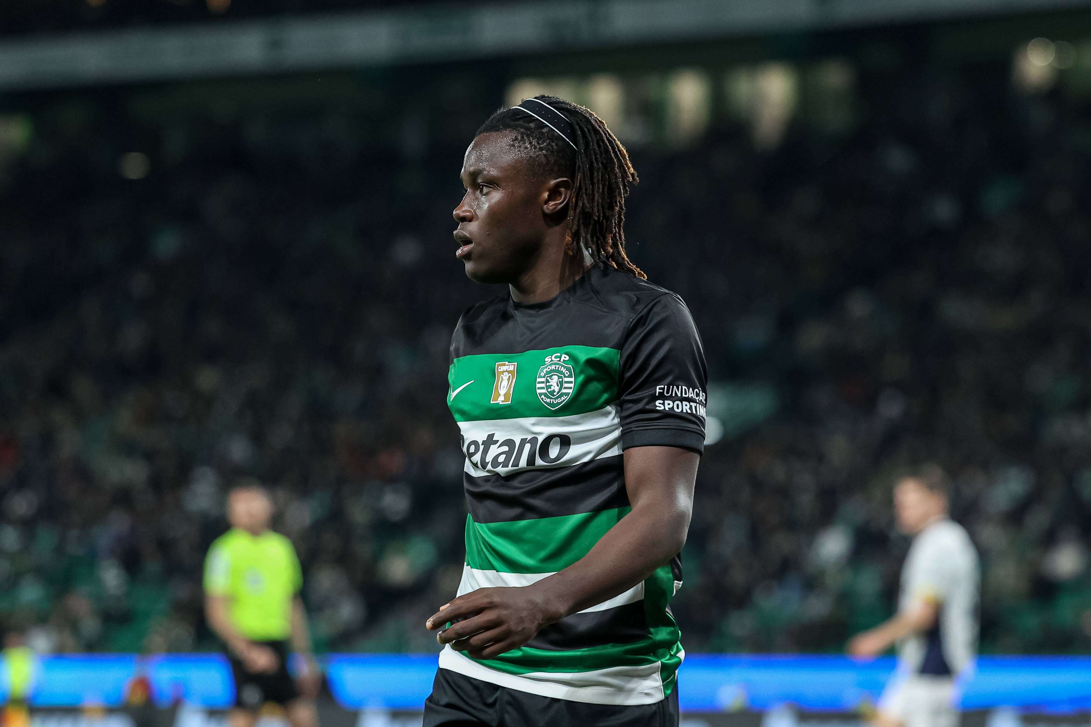 Geovany Quenda, durante un partido del Sporting de Portugal (Foto: Cordon Press).