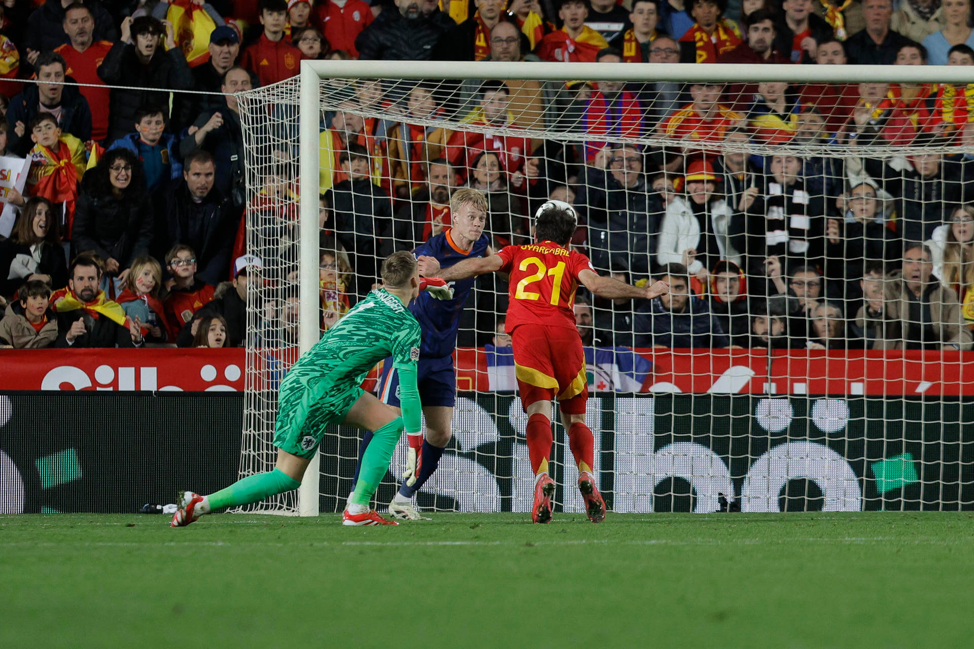 El gol de Mikel Oyarzabal ante Países Bajos (EFE)