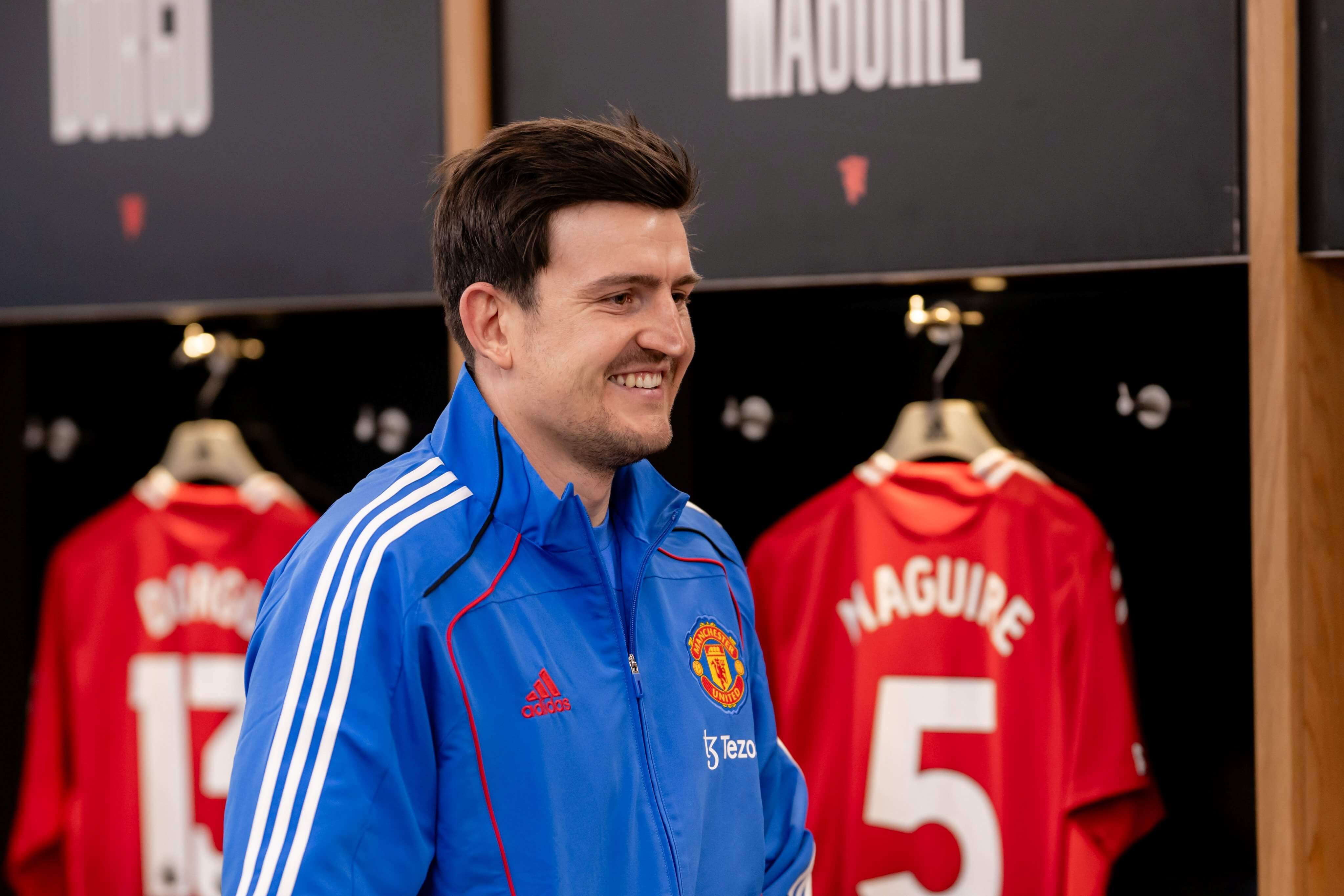 El mediático central inglés del Manchester United Harry Maguire.