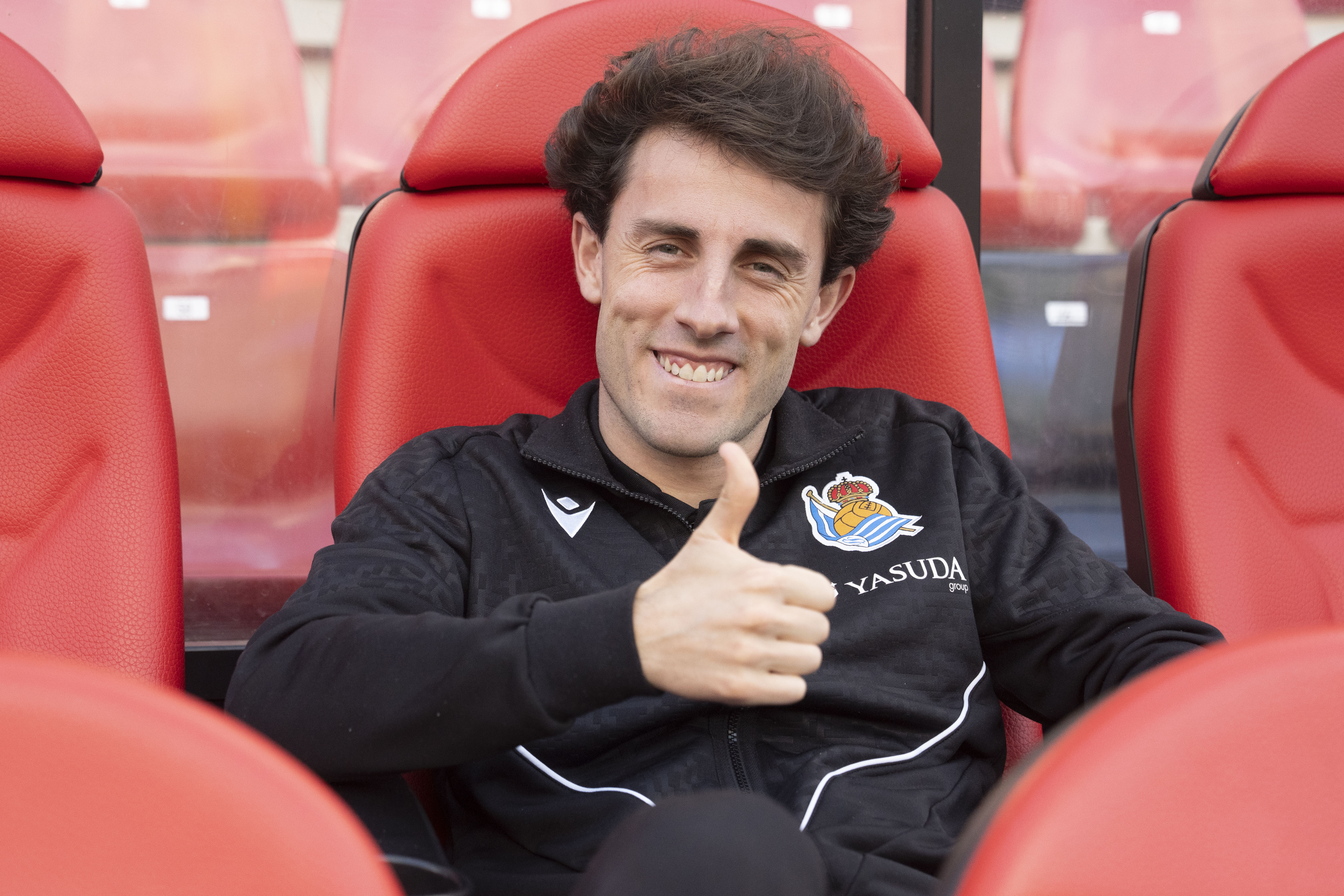Álvaro Odriozola, en un partido de la Real Sociedad (Foto: LaLiga).