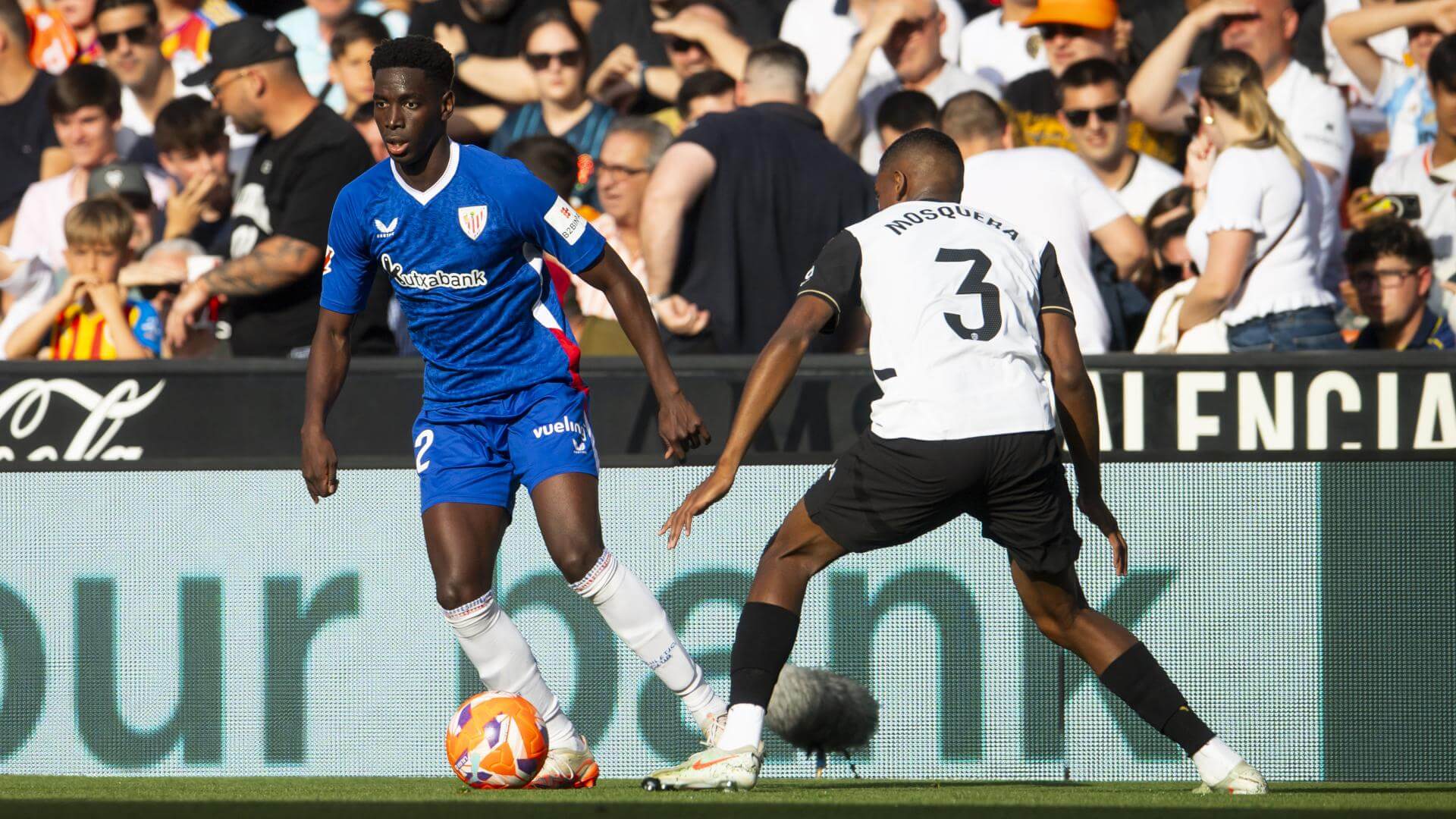Adama Boiro, titular en Mestalla ante el Valencia (Foto: Athletic Club).