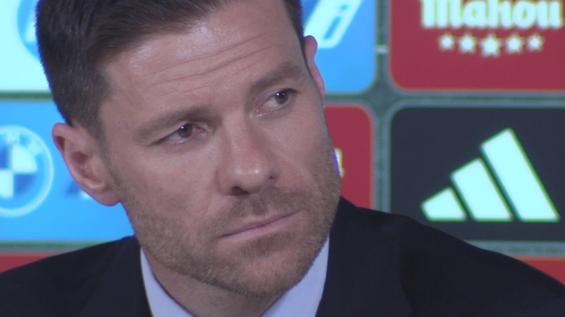 Xabi Alonso durante su primera rueda de prensa (Fuente: ElDesmarque)