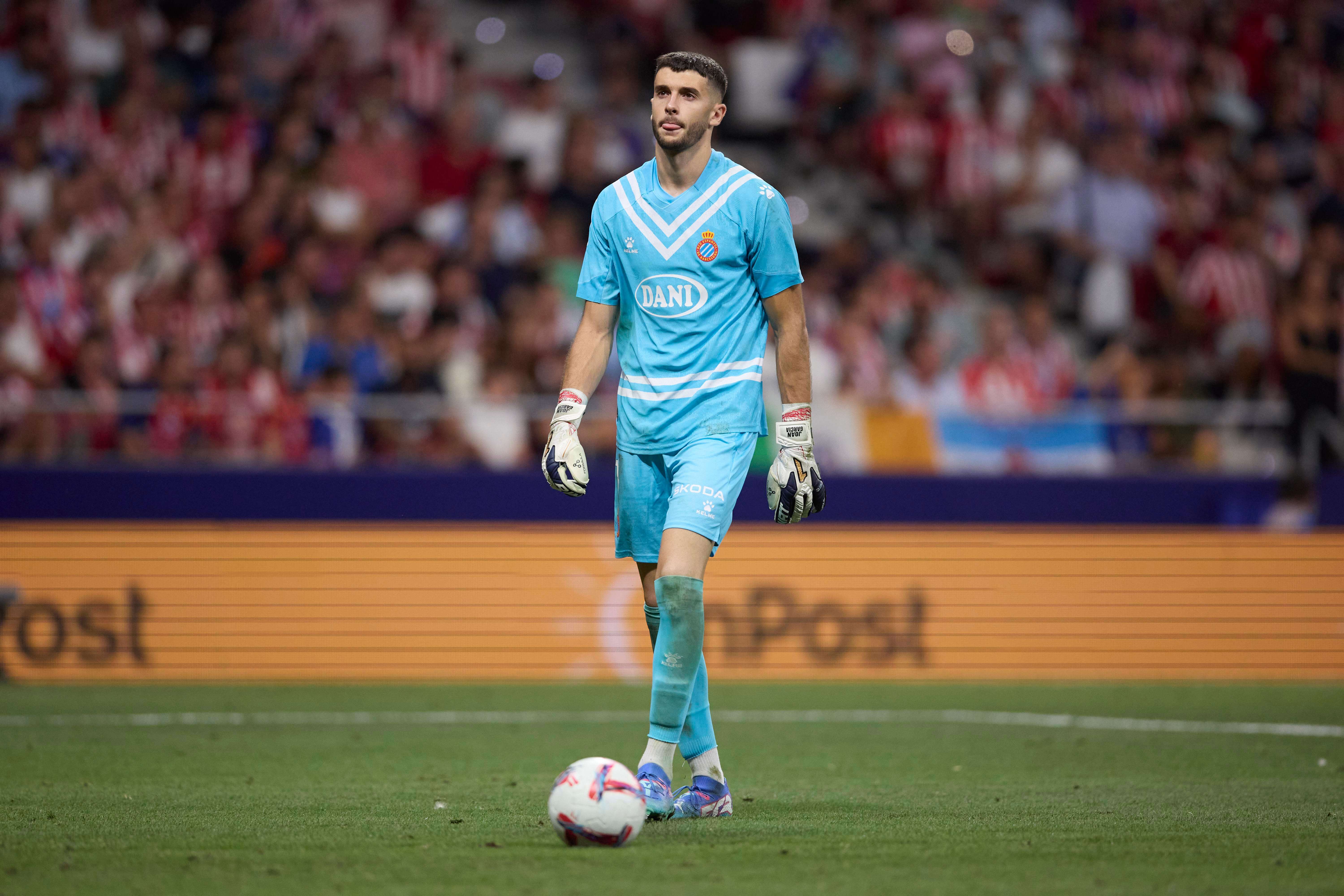 Joan García, durante un partido del Espanyol (Foto: Cordon Press).