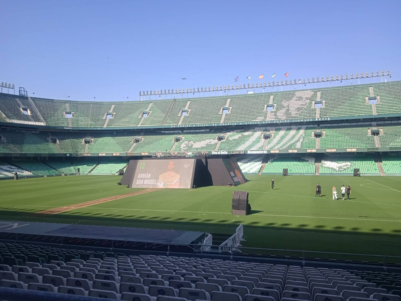 El Benito Villamarín, en la previa del encuentro.