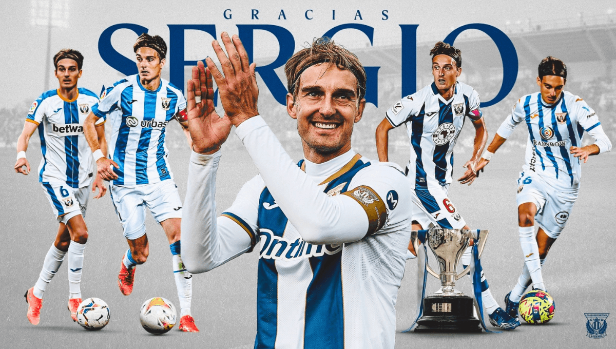 Sergio González dice adiós al Leganés (Foto: Leganés).