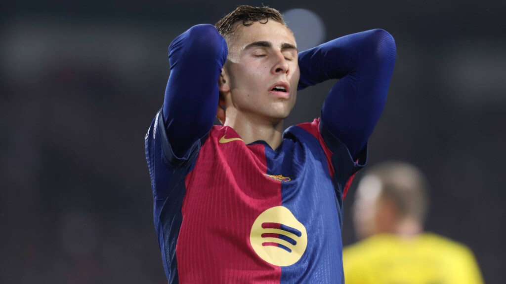 Fermín López en un partido con el Barça (Foto: Cordon Press)