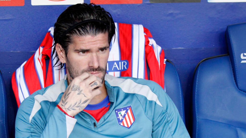 Rodrigo De Paul en el banquillo del Atlético de Madrid (Cordon Press)