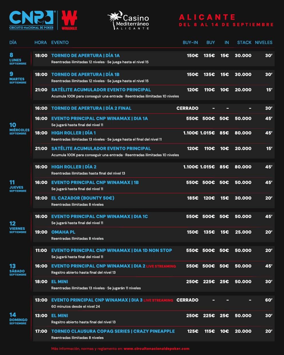 Calendario Alicante