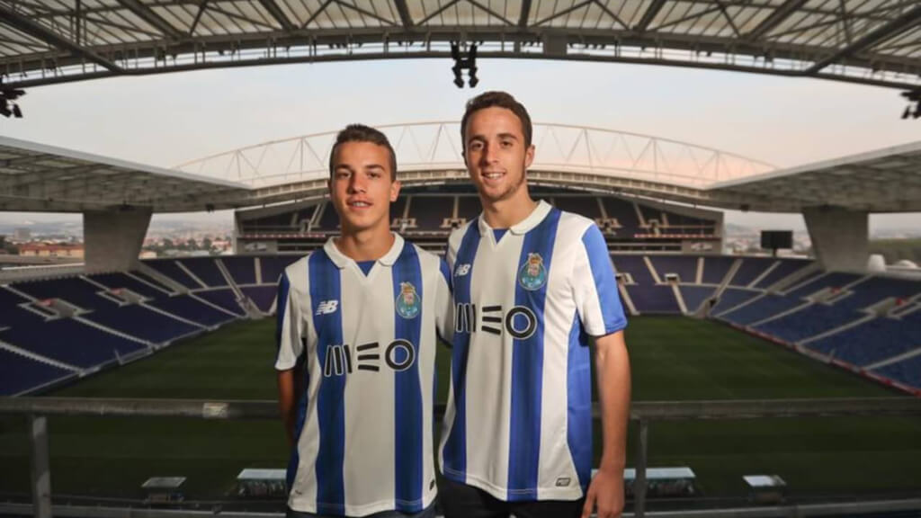 Diogo Jota y su hermano André, con el Porto (Foto: Porto FC)