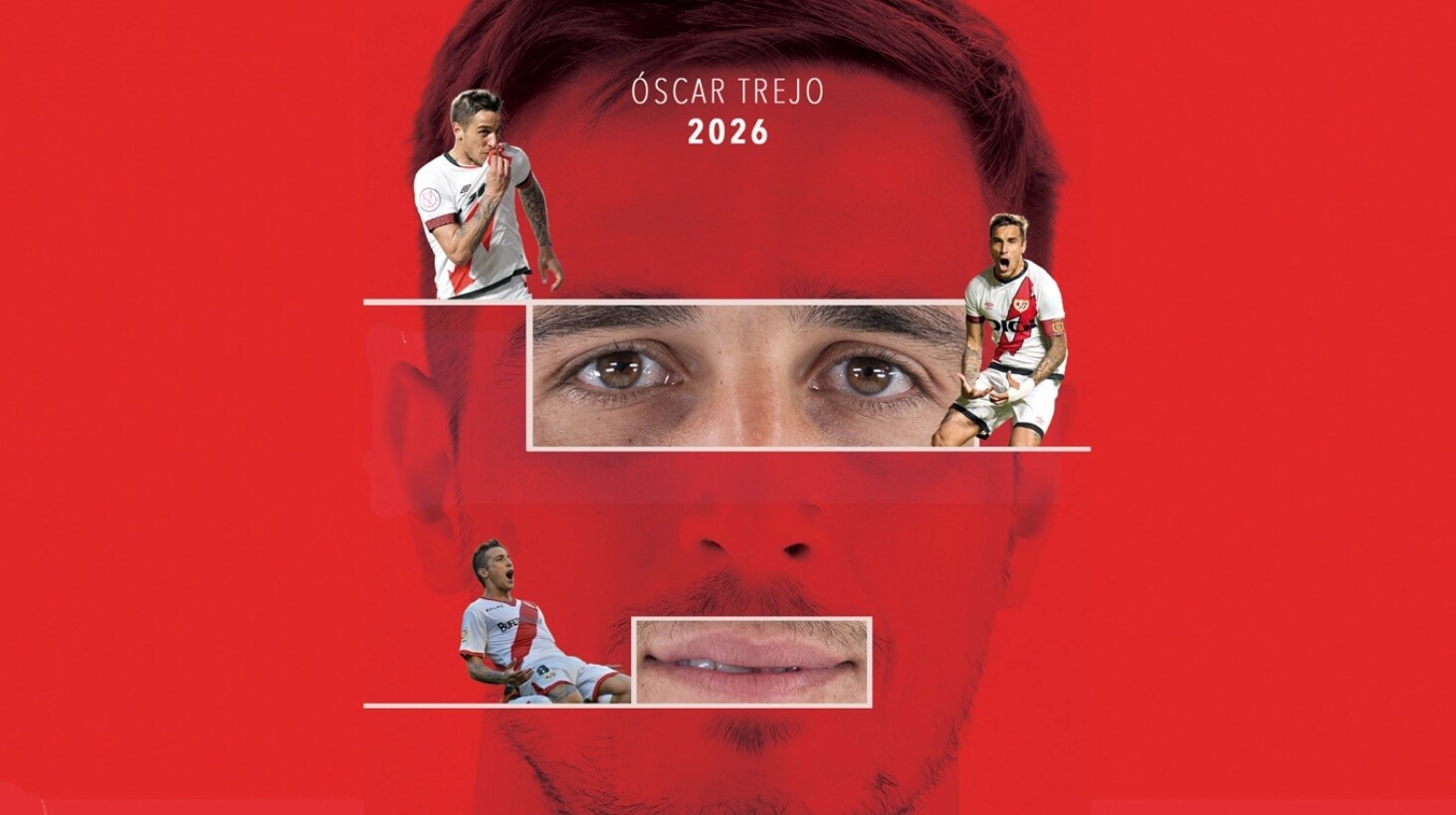 Óscar Trejo renuevo con el Rayo Vallecano (Foto: Rayo Vallecano).