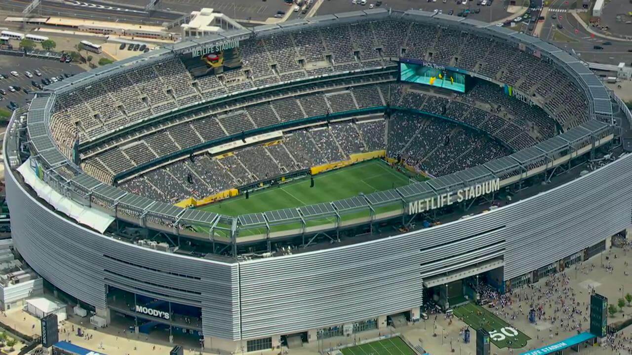 El MetLife Stadium antes del PSG-Real Madrid