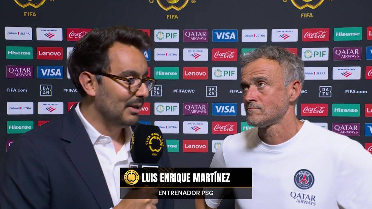 Luis Enrique, antes del PSG-Madrid