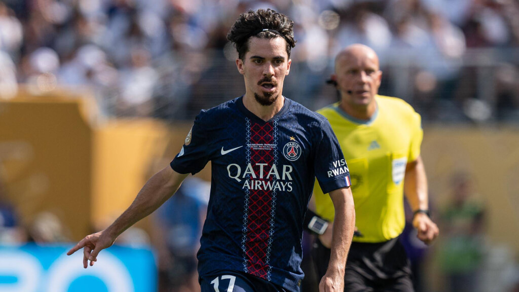 Vitinha durante un partido con el PSG (Fuente: Cordon Press)