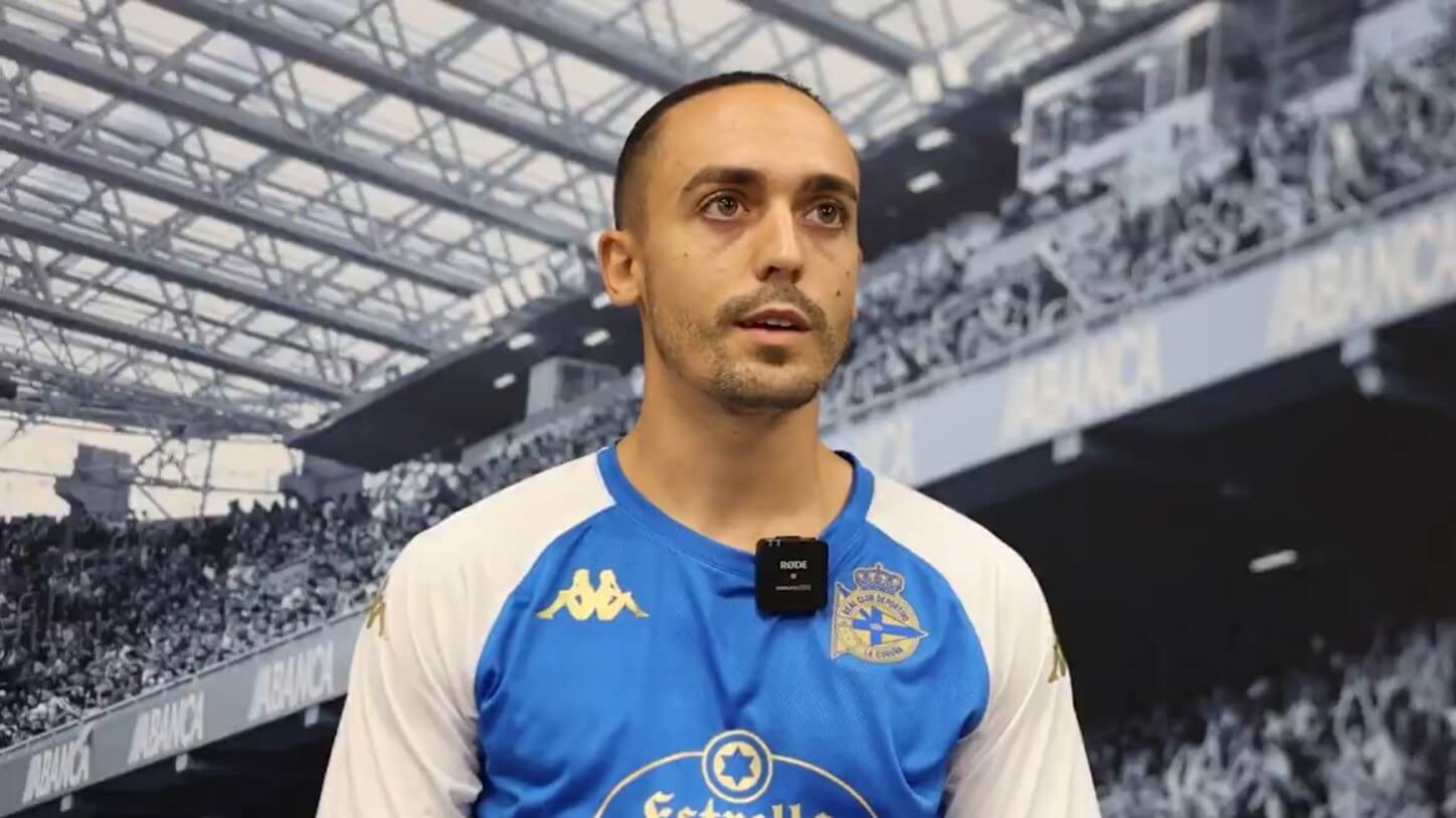 Luismi Cruz, nuevo jugador del Dépor (Foto: Deportivo de La Coruña).
