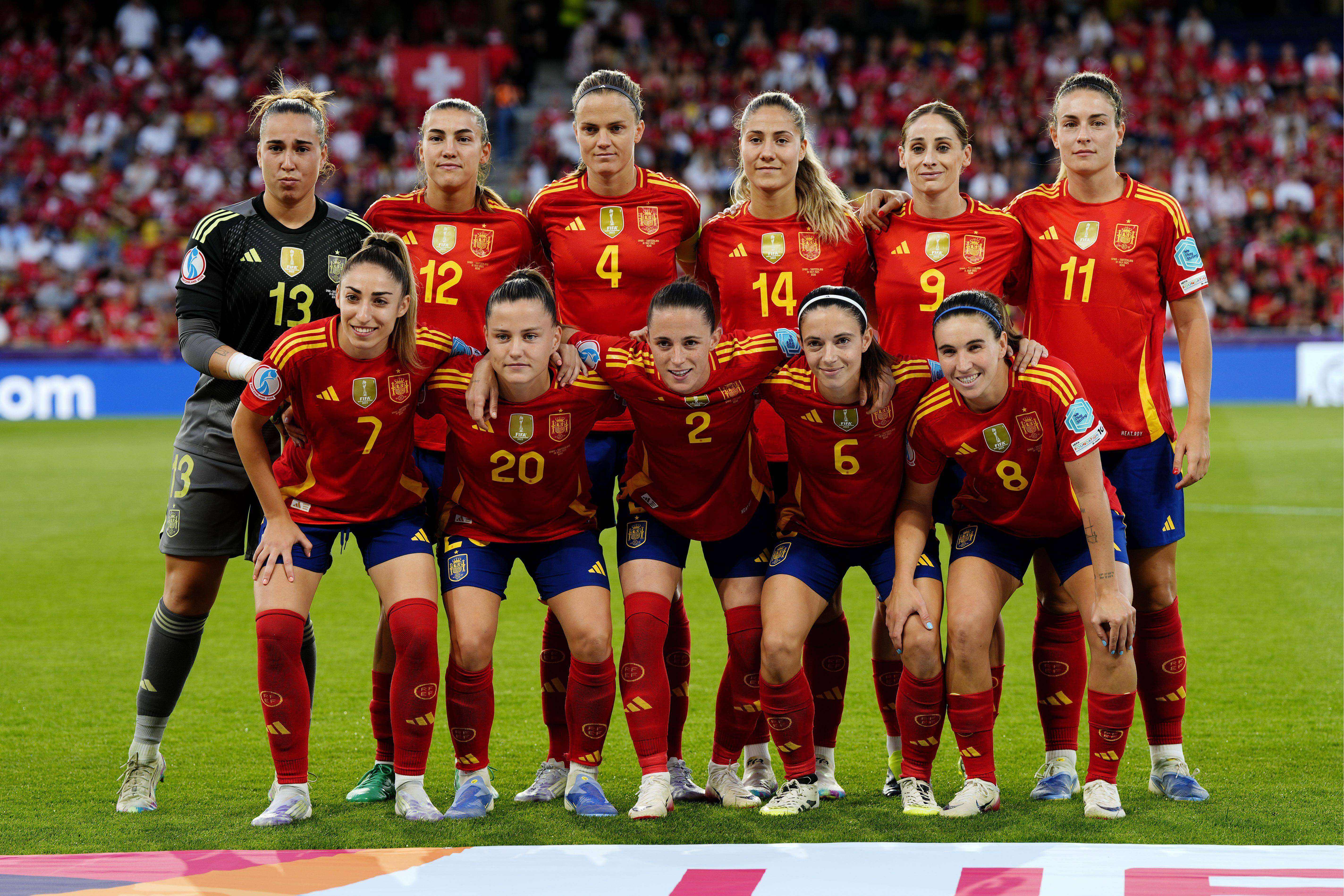 El once de España ante Suiza en la Eurocopa (Foto: Cordon Press).