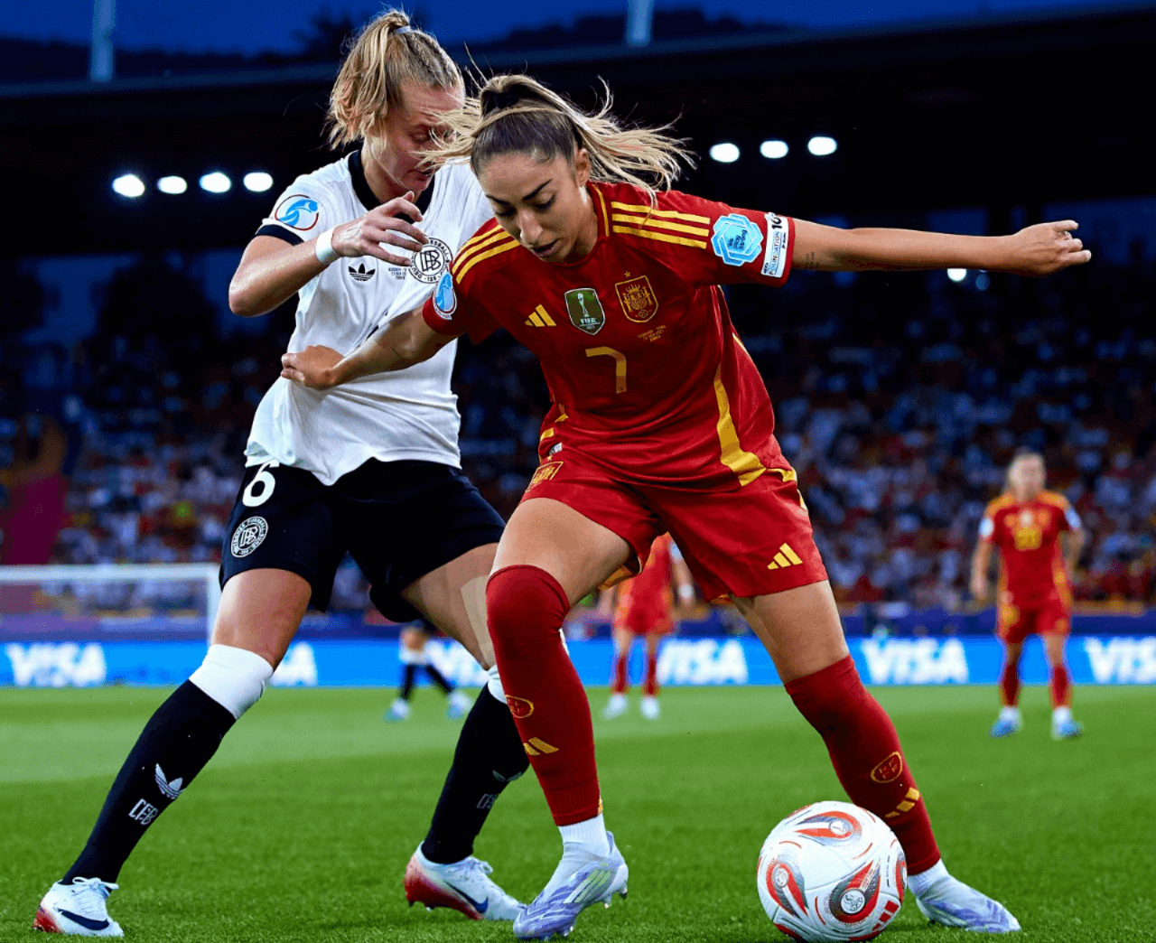 Olga Carmona ante Alemania. (Foto: Selección Española Femenina)
