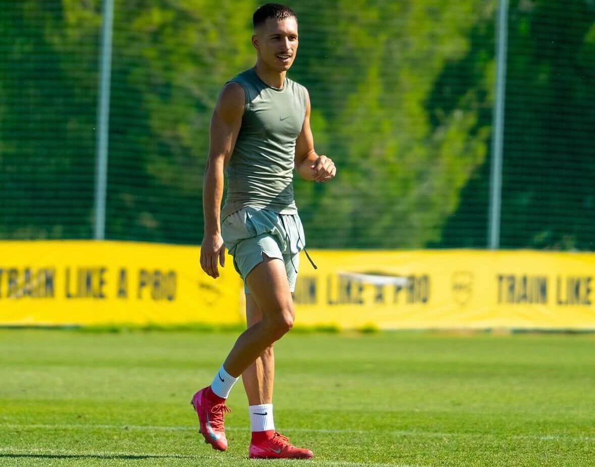 Bryan Zaragoza se preparada durante el verano. (Foto: Perfil oficial de Instagram @brryann10)