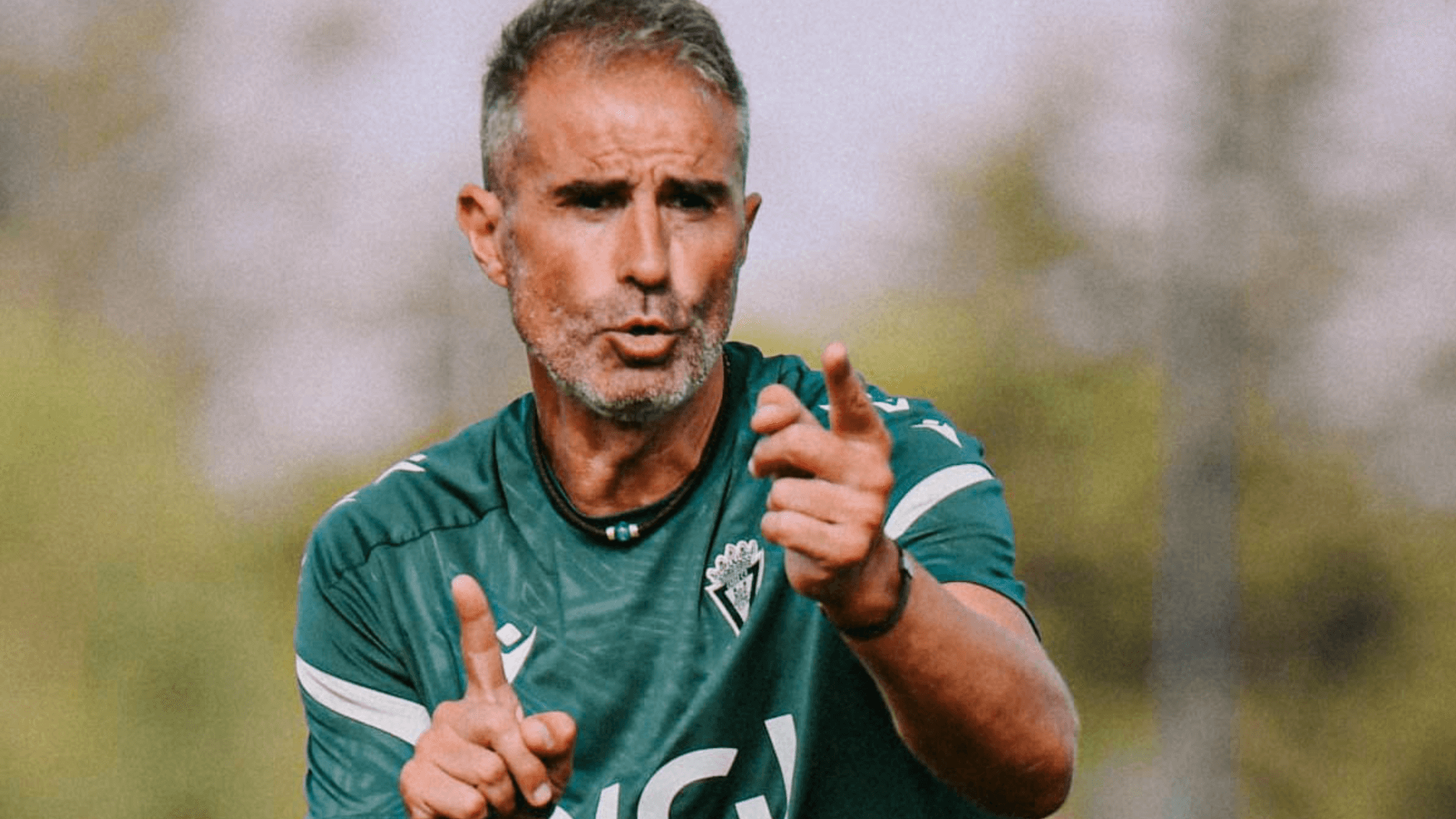 Gaizka Garitano, en un entrenamiento del Cádiz (Foto: CCF).
