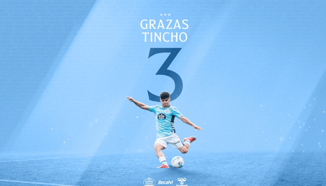El Celta anuncia el traspaso de Tincho.