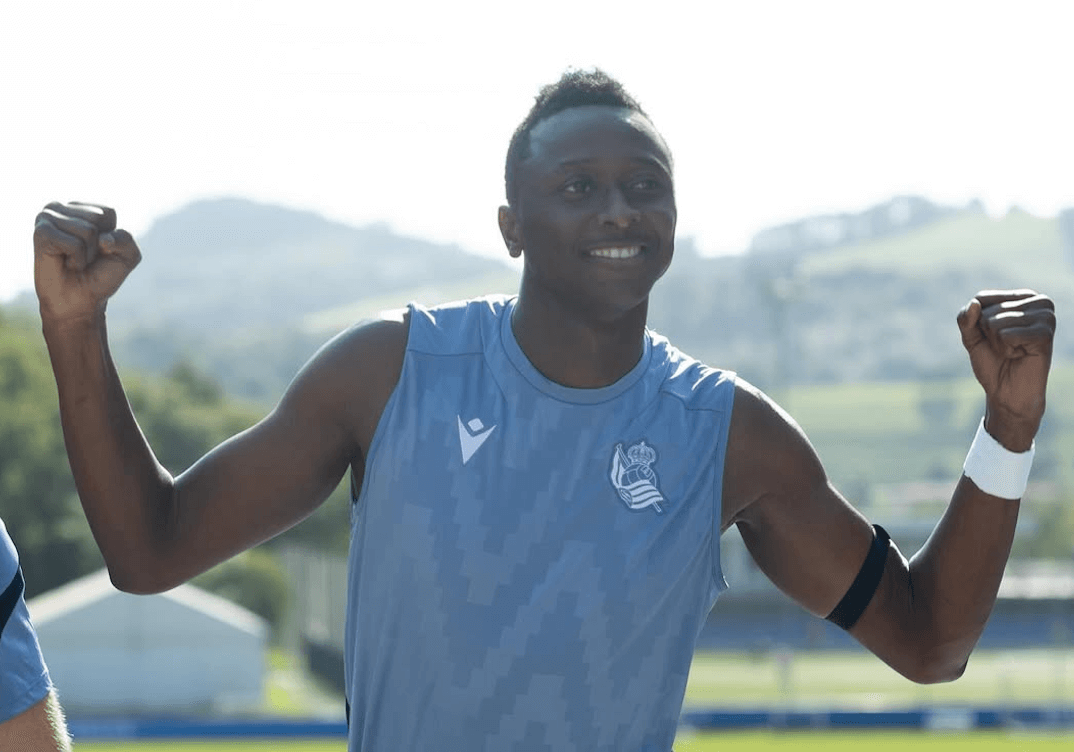 Sadiq Umar se entrena con la Real Sociedad (Foto: Instagram Sadiq)