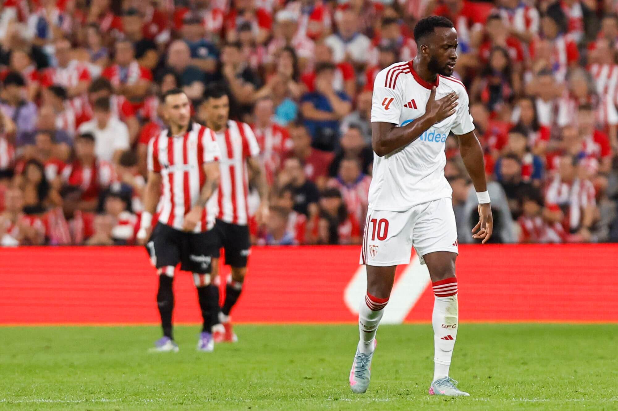 Lukebakio celebra su gol al Athletic (Foto: EFE)