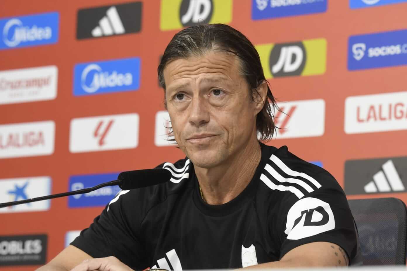 Matías Almeyda, en sala de prensa (Foto: Kiko Hurtado)