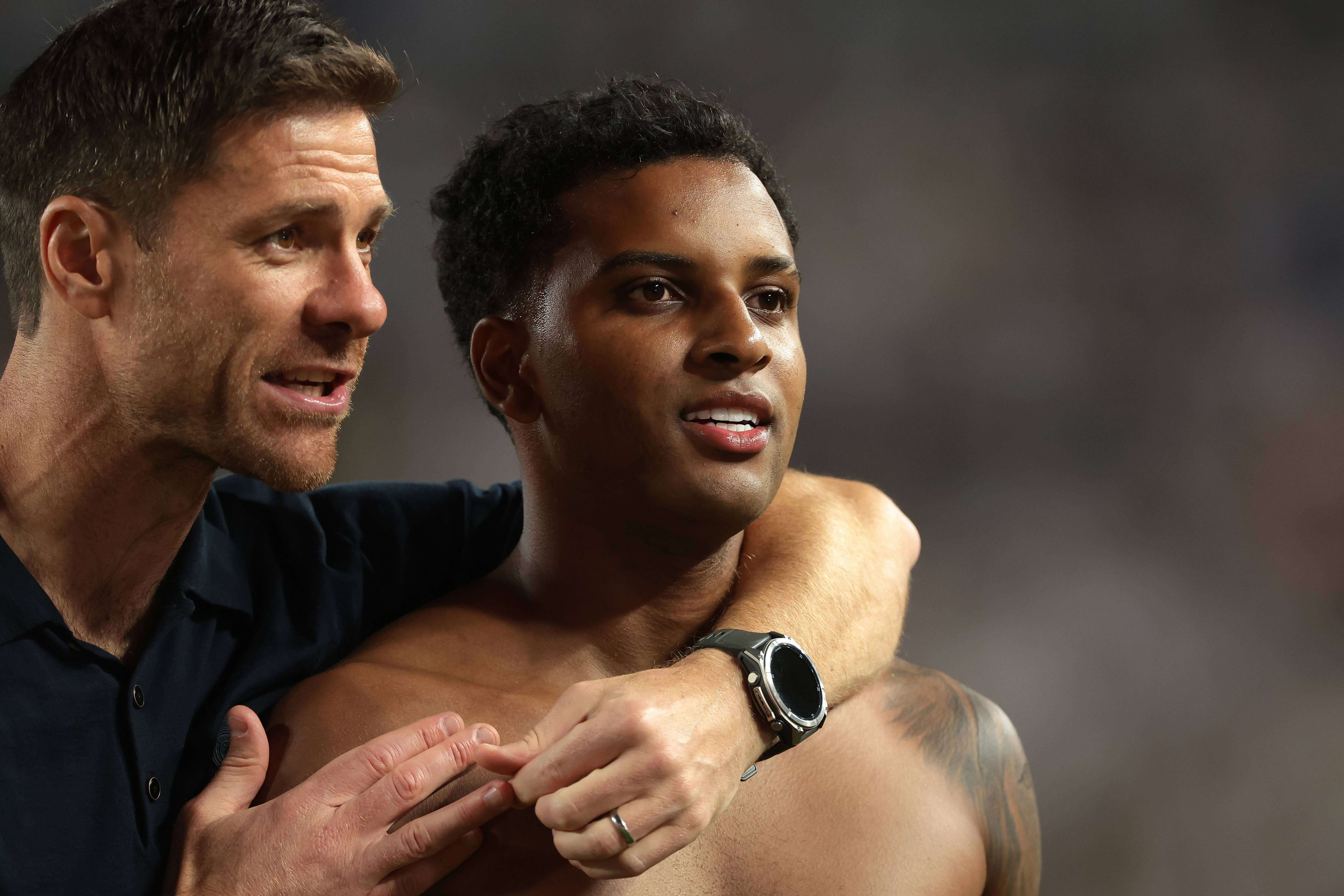 Rodrygo y Xabi en el Mundial de Clubes (Europa Press)